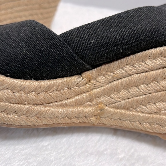 Tory Burch Filipa Black Canvas Espadrille size 9 - Picture 12 of 12